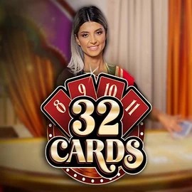 Try 32 Cards slot by Ezugi on luckywins-casino.eu – logo image