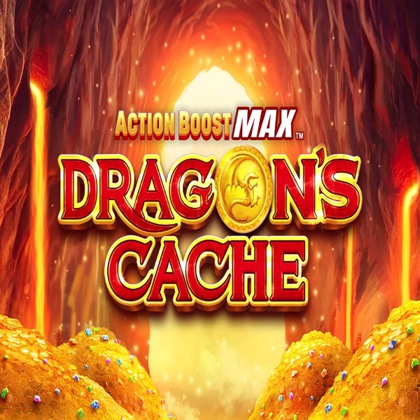 Enjoy Action Boost Max Dragon's Cache by SpinPlay Games – logo hosted on luckywins-casino.eu