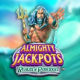 Almighty Jackpots – Realm of Poseidon logo by Novomatic LuckyWins Casino