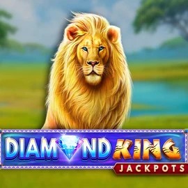 Enjoy Diamond King Jackpots by SpinPlay Games – logo hosted on luckywins-casino.eu