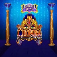 Diamond Spins Cleopatra online game logo by IGT on luckywins-casino.eu