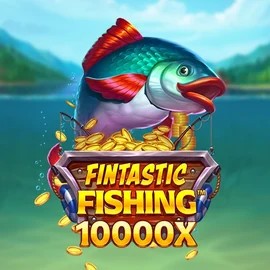 Fintastic Fishing logo by Foxium at LuckyWins Casino