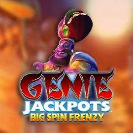 Jackpots logo of Genie Jackpots: Big Spin Frenzy from Blueprint Gaming at LuckyWins Casino