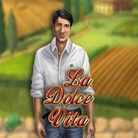 La Dolce Vita logo by Gamomat at LuckyWins Casino