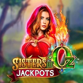 Sisters Of Oz Jackpots slot logo by Triple Edge Studios at LuckyWins Casino