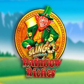 Slingo Rainbow Riches casino game by Gaming Realms – featured logo at LuckyWins Casino