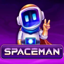 Spaceman logo by Pragmatic Play at LuckyWins Casino