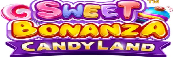 Sweet Bonanza Candy Land Live online game logo by Pragmatic Play on luckywins-casino.eu