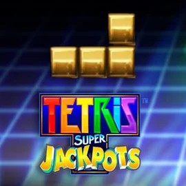 Jackpots logo of Tetris Super Jackpots from WMS at LuckyWins Casino