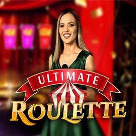 Ultimate Roulette slot logo by Ezugi at LuckyWins Casino