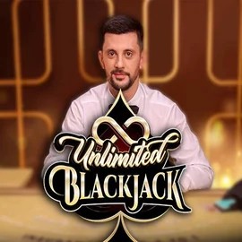 Unlimited Blackjack slot icon by Ezugi, available at LuckyWins Casino